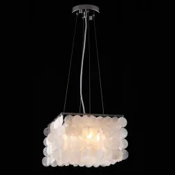 Подвесной светильник Eurosvet 60022/4 хром/перламутр