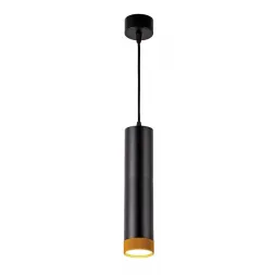 Подвесной светодиодный светильник Eurosvet Tony 50164/1 LED черный/золото