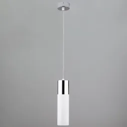 Подвесной светильник Eurosvet 50135/1 LED хром/белый