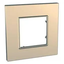 Рамка 1-постовая Schneider Electric Unica Quadro MGU6.702.56