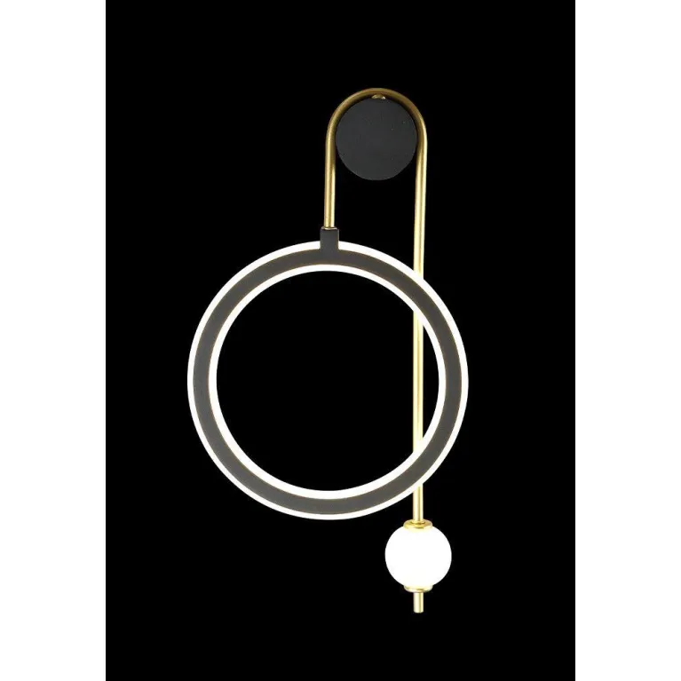 Бра Crystal Lux Corida AP25W Led Black/Gold