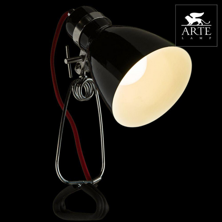 Настольная лампа Arte Lamp Dorm A1409LT-1BK