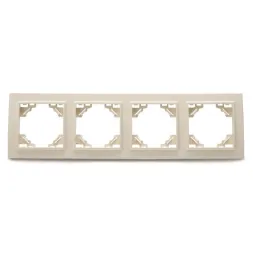 Рамка 4-местная горизонтальная Stekker PFR00-9004-02 39243