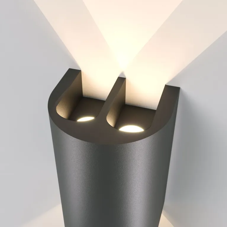 Уличный настенный светильник Elektrostandard Twinray 3000K 35194/W 4690389217319 a071010