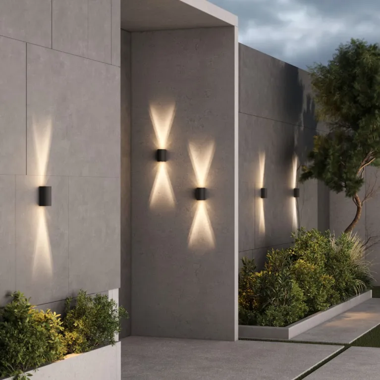 Уличный настенный светильник Elektrostandard Twinray 4000K 35194/W 4690389217326 a071009