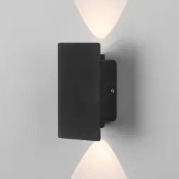 Уличный настенный светодиодный светильник Elektrostandard Mini Light 35154/D черный a060883