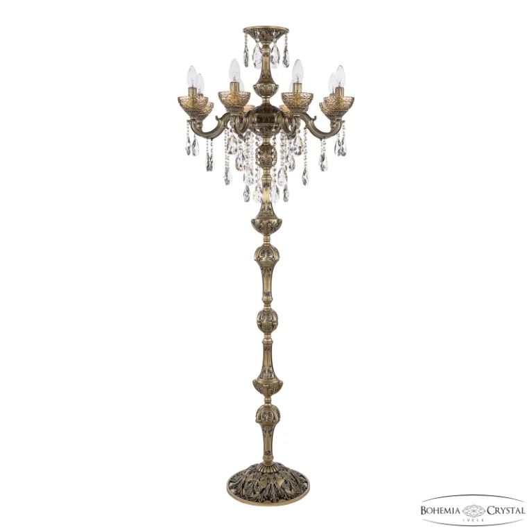 Торшер Bohemia Ivele Crystal AL78101T/8/175 B AGB P Amber/M-1F