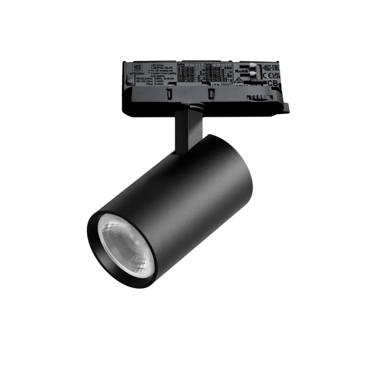 Трековый трехфазный светильник Quattro LED 36G с адаптером Lightstar Alta Base A5137QT36G