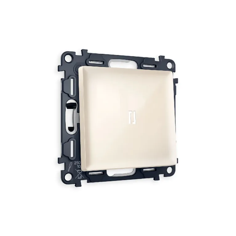 Комплект механизма 1-кл выключателя с подсветкой Ambrella Volt Alfa MA302015