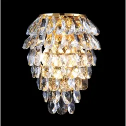 Настенный светильник Crystal Lux CHARME AP3 GOLD/TRANSPARENT