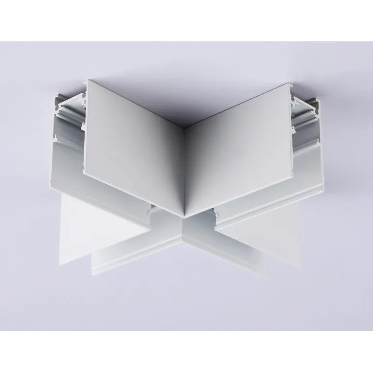 Коннектор X-образный для накладного шинопровода Ambrella light Track System Magnetic GL3375