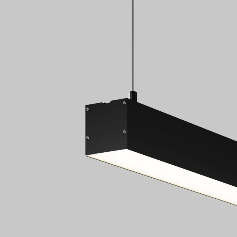 Линейный подвесной светильник Maytoni Technical 4000K 50x50 (Черный, 1 м) LL312028