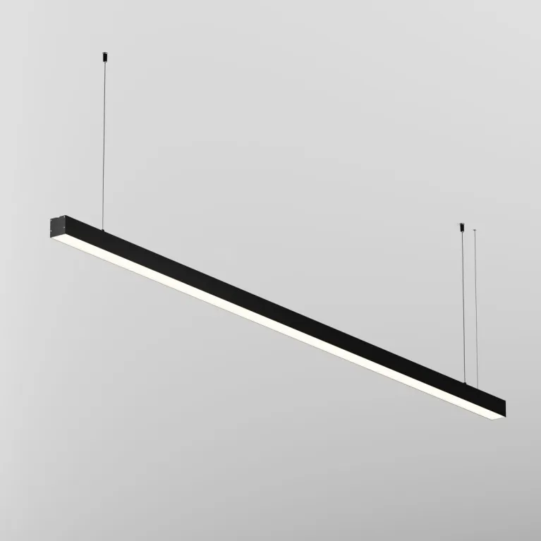 Линейный подвесной светильник Maytoni Technical 3000K 50x50 (Черный, 2 м) LL312031