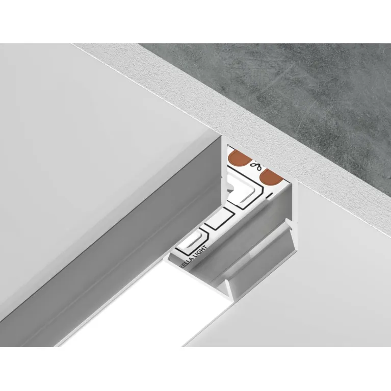 Профиль накладной для светодиодной ленты до 8мм Ambrella Light Illumination GP1650AL