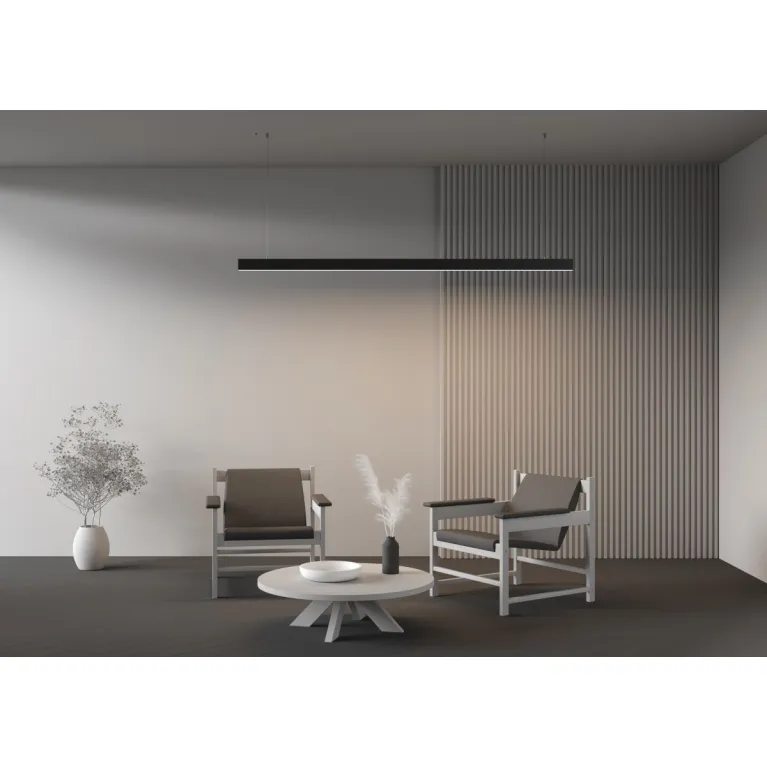 Линейный подвесной светильник Maytoni Technical 4000K 35x67 (Черный, 2 м) LL312048