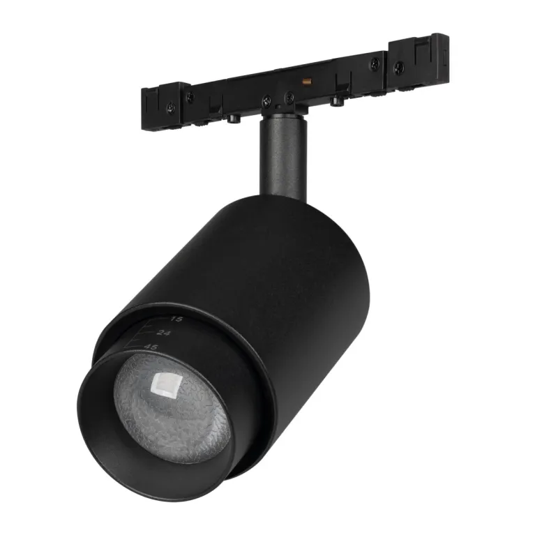 Трековый магнитный светильник Arlight MAG-MICROCOSM-SPOT-ZOOM-R47-9W Day4000 (BK, 24V) 050988
