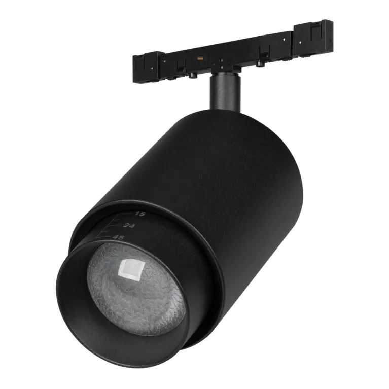 Трековый магнитный светильник Arlight MAG-MICROCOSM-SPOT-ZOOM-R59-12W Day4000 (BK, 24V) 052085