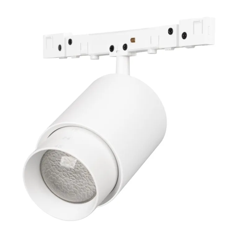 Трековый магнитный светильник Arlight MAG-MICROCOSM-SPOT-ZOOM-R38-5W Warm3000 (WH, 24V) 051805