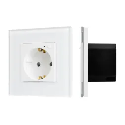 Розетка электрическая с Zigbee управлением Arlight SCT-OMALI-EUZB1-PL-WH (240V, 16A, Zigbee) 050215
