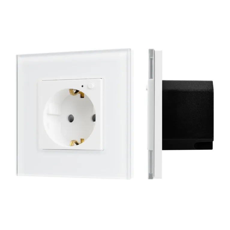 Розетка электрическая с Zigbee управлением Arlight SCT-OMALI-EUZB1-PL-WH (240V, 16A, Zigbee) 050215
