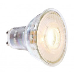 Лампа светодиодная gu10 4,9w 2000k рефлектор прозрачная 180113