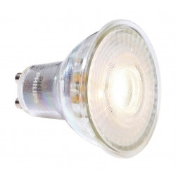 Лампа светодиодная gu10 7w 3000k рефлектор прозрачная 180114