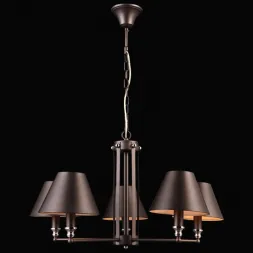 Подвесная люстра Natali Kovaltseva Marquis 81000-5C GRAY BRASS