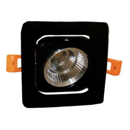 Встраиваемый светодиодный светильник Lumina Deco Fostis LDC 8064-SS-7WCOB-L98*W98 SL+BK