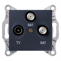 Розетка TV/SAT/SAT Schneider Electric Sedna SDN3502170