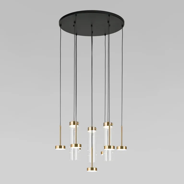 Подвесной светильник Eurosvet Quarzo 301102 LED латунь a071892