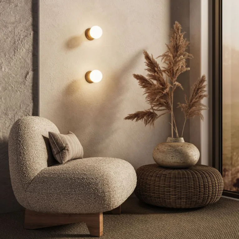 Настенный светильник Eurosvet Stone 303051 травертин a071589