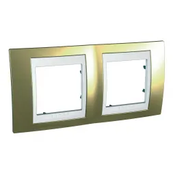 Рамка 2-постовая Schneider Electric Unica Хамелеон MGU66.004.804