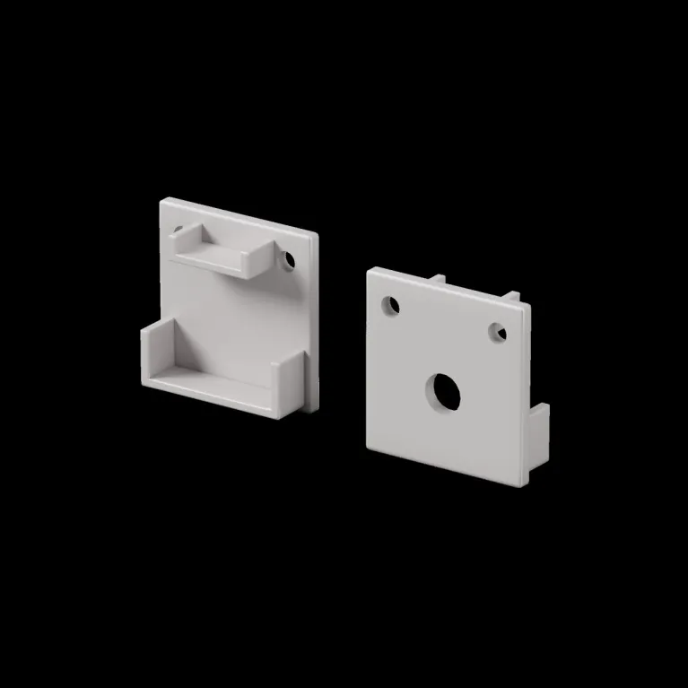Комплект заглушек для профиля 2020 2шт Maytoni Led Strip ALM-2020B-EC 642077