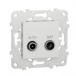 Розетка R-TV/SAT одиночная Schneider Electric Unica New NU545418