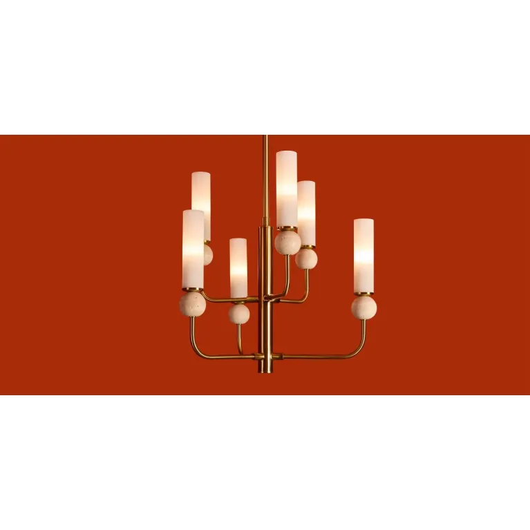 Люстра на штанге Freya Sunspot FR5482CL-06BS1