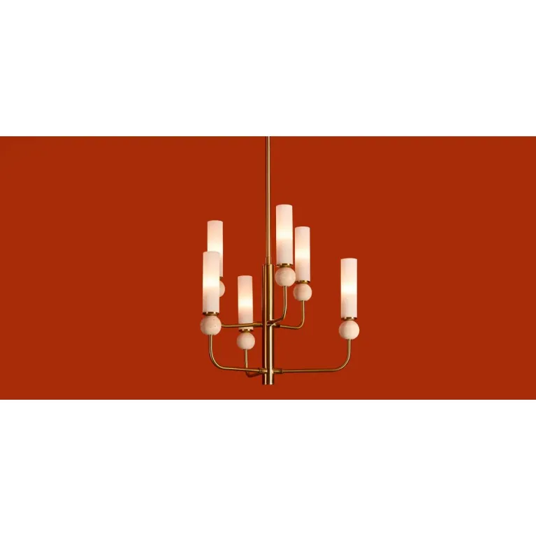 Люстра на штанге Freya Sunspot FR5482CL-06BS1