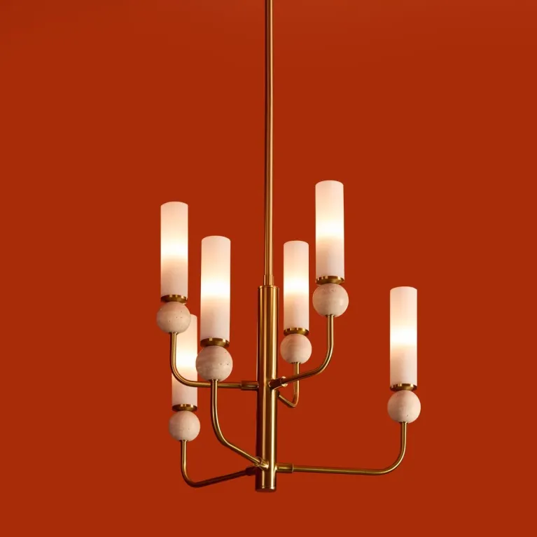 Люстра на штанге Freya Sunspot FR5482CL-06BS1