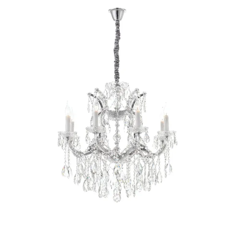 Подвесная люстра iLamp Diamond 6071-8 CR+CL