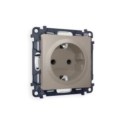 Комплект механизма розетки с/з со шторками Ambrella Volt Alfa MA367010