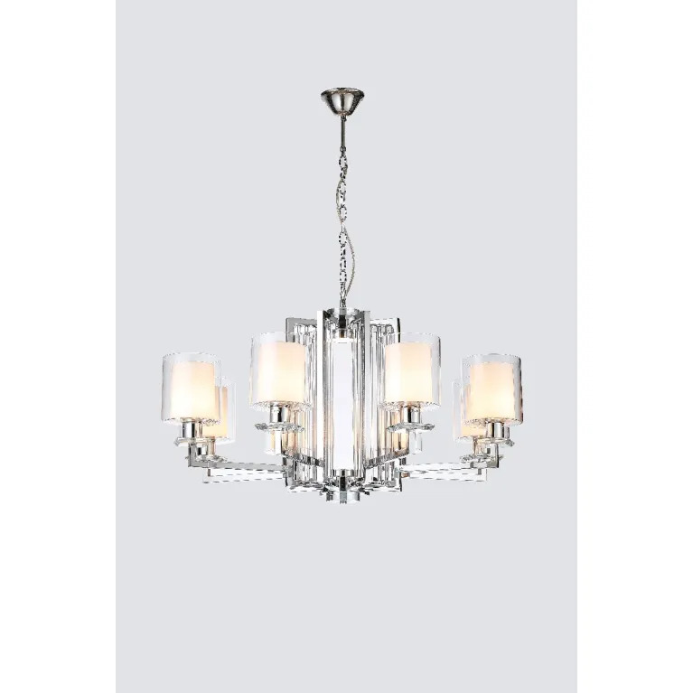 Подвесная люстра iLamp King RM6201-8 CR+CL