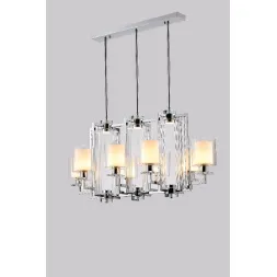 Подвесная люстра iLamp King RM6201-8P CR+CL