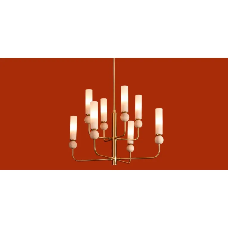 Люстра на штанге Freya Sunspot FR5482CL-08BS