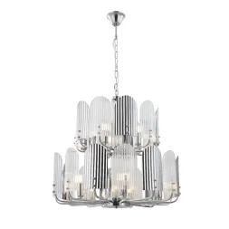 Подвесная люстра iLamp Dolce 15571-12 CR+MULT