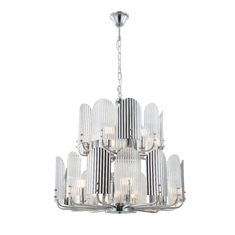 Подвесная люстра iLamp Dolce 15571-12 CR+MULT