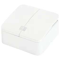 Выключатель двухклавишный Stekker София MSW10-21-01 49290