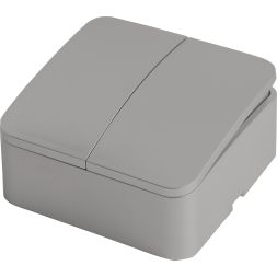 Выключатель двухклавишный Stekker София MSW10-20-03 49297
