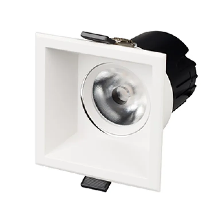 Карданный светильник Arlight MS-FLOW-BUILT-S85x85-6W Warm3000 (WH, 38 deg, 230V) 060942