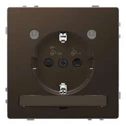 Розетка Schneider Electric Merten D-Life 16A с/з и LED модулем MTN2304-6052