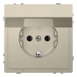 Розетка Schneider Electric Merten D-Life 16A с/з и крышкой MTN2310-6033