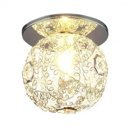 Встраиваемый светильник Elektrostandard 1002 G9 SL серебро 4690389059650